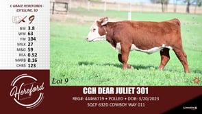 Lot #9 - CGH DEAR JULIET 301