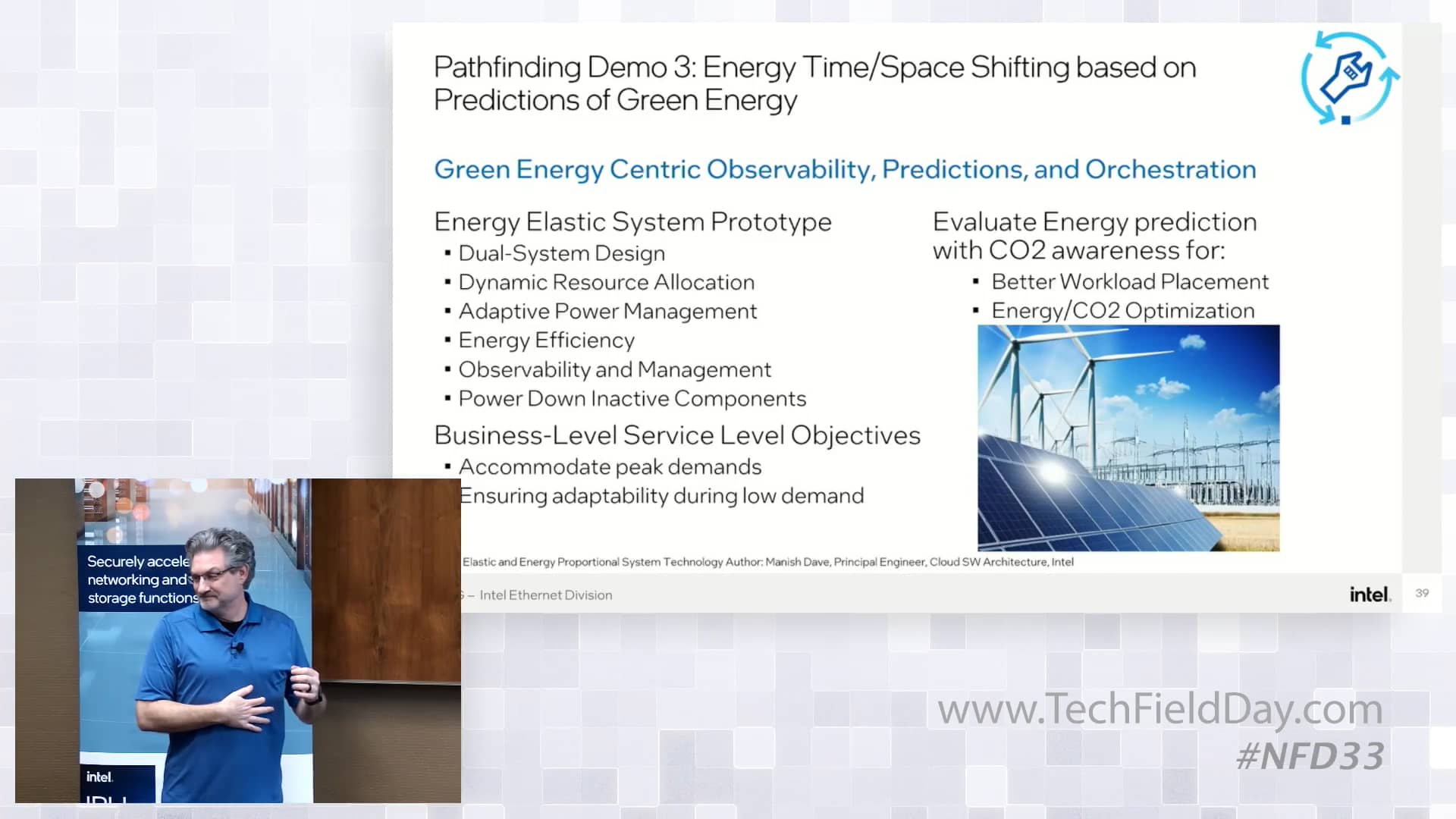Demo Elastic Energy Distributed Edge Infrastructure with Intel