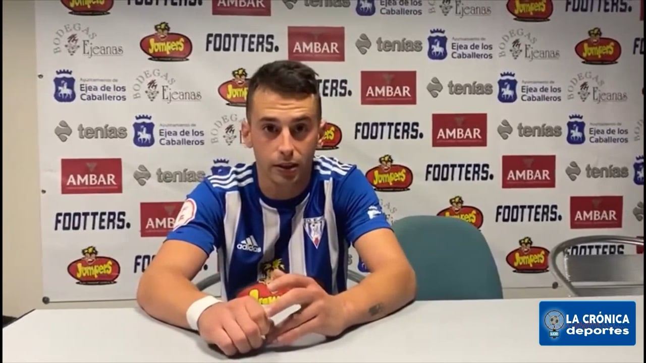 MARIO GARDE (Jugador Ejea) SD Ejea 1-0 CD Belchite / Jor. 8 / Tercera Rfef / Fuente: Facebook SD Ejea