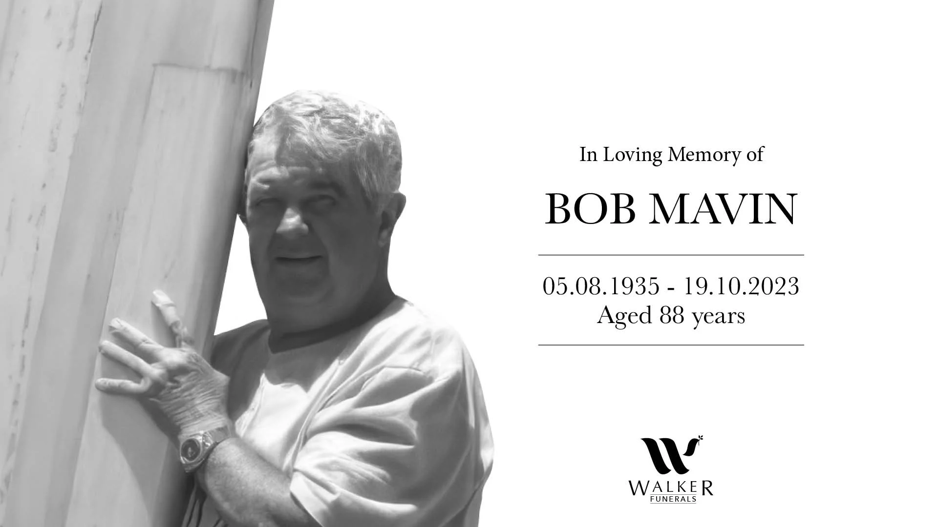 Robert B Walker Funerals Robert Mavin on Vimeo