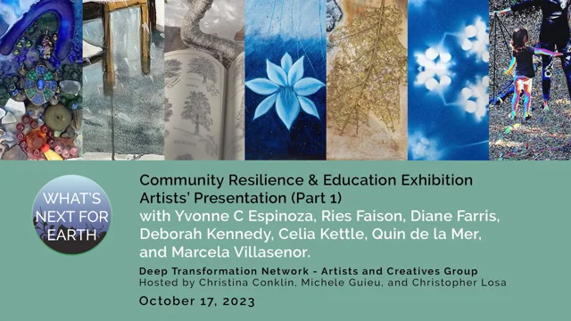 Artists Presentation Part 1 The Community Resilience and Education Exhibition