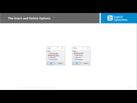 Insert, Delete, and Adjust Cells, Columns, and Rows