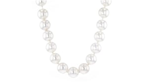 13.5-14mm Shell Pearl Necklace with Sterling Silver