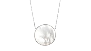 Mother-Of-Pearl Necklace in Sterling Silver