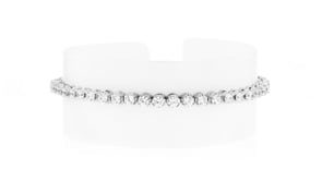 3.50 ct. t.w. CZ Bolo Tennis Bracelet in Sterling Silver