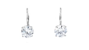 5.25 ct. t.w. CZ Drop Earring in Sterling Silver