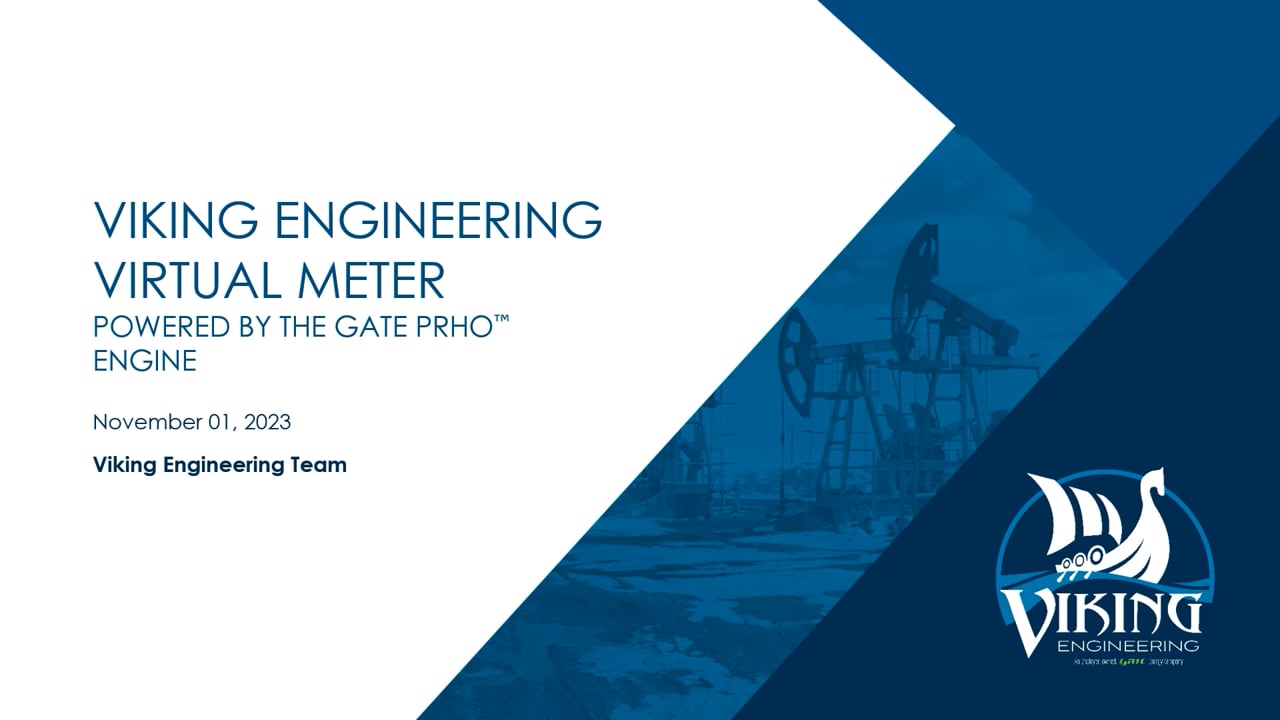Viking's Virtual Flow Meter Presentation Darcy Partners