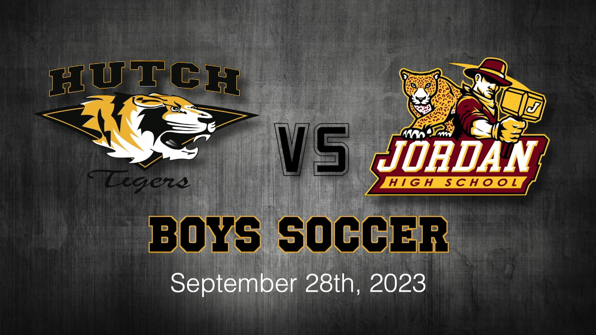 Watch Hutch Tigers Boys Soccer vs Jordan 09/28/2023 Online | Vimeo On ...