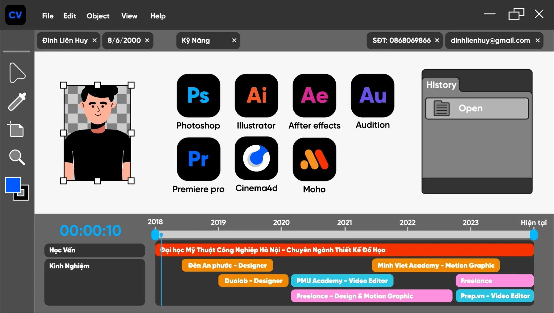 CV Motion Graphic on Vimeo