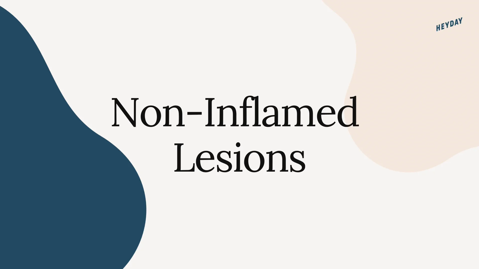 Non-Inflamed Lesions on Vimeo