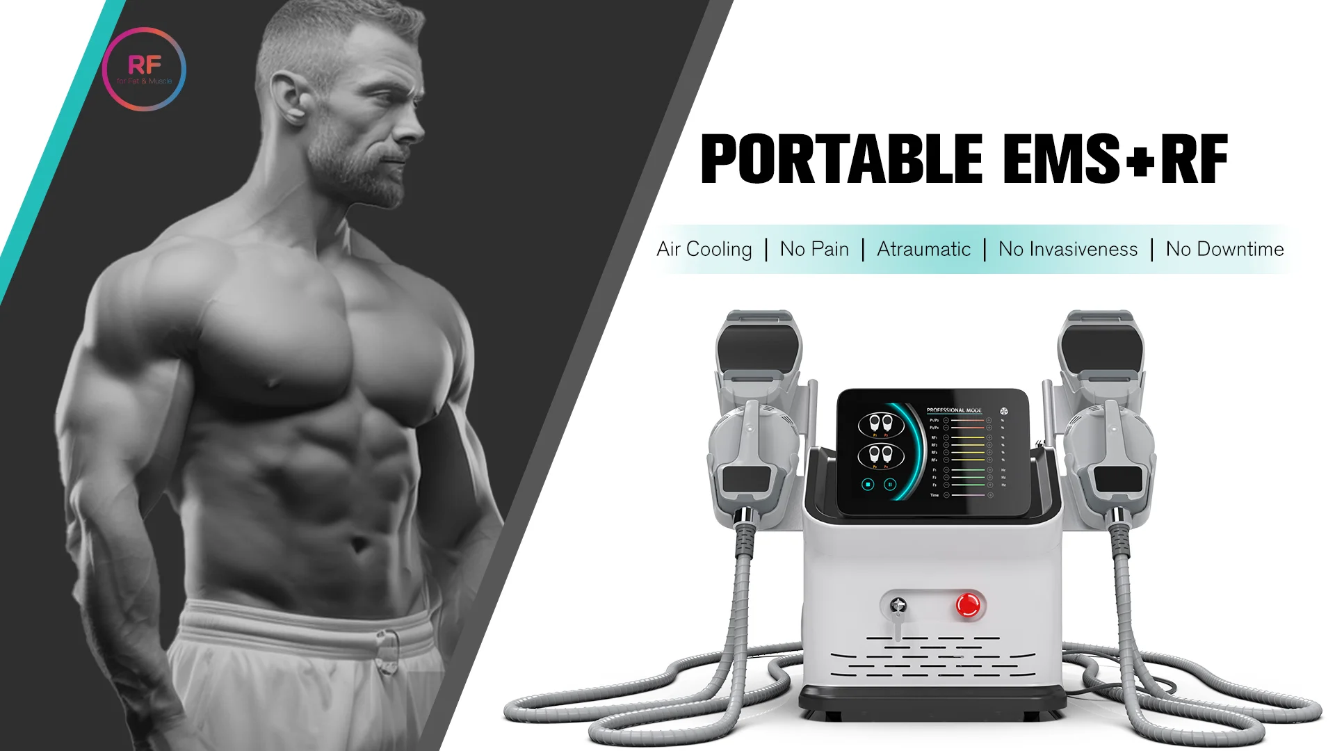 Portable EMS+RF|emsculpt|emsculpting - NUBWAY