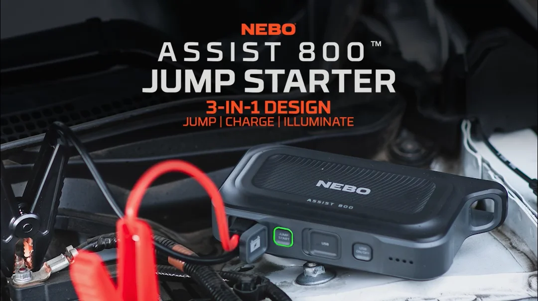 NEBO Assist™ 800 Jump Starter (16x9) on Vimeo