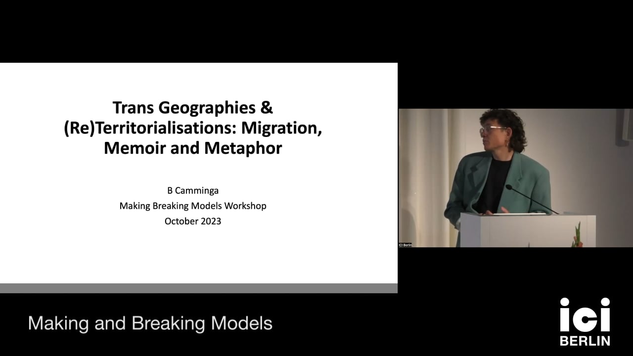 Talk by B Camminga