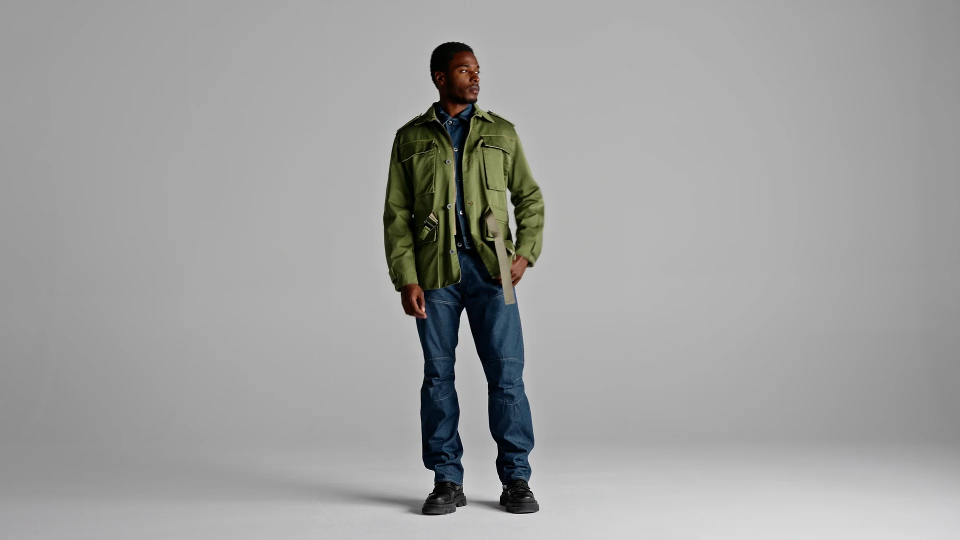 R-3N Relaxed Field Jacket | Green | G-STAR® ZA