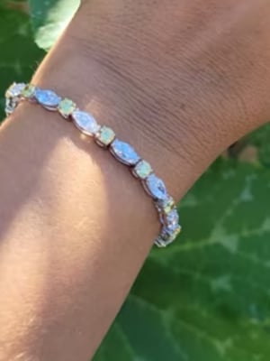 Marquise and Canary Round Bracelet