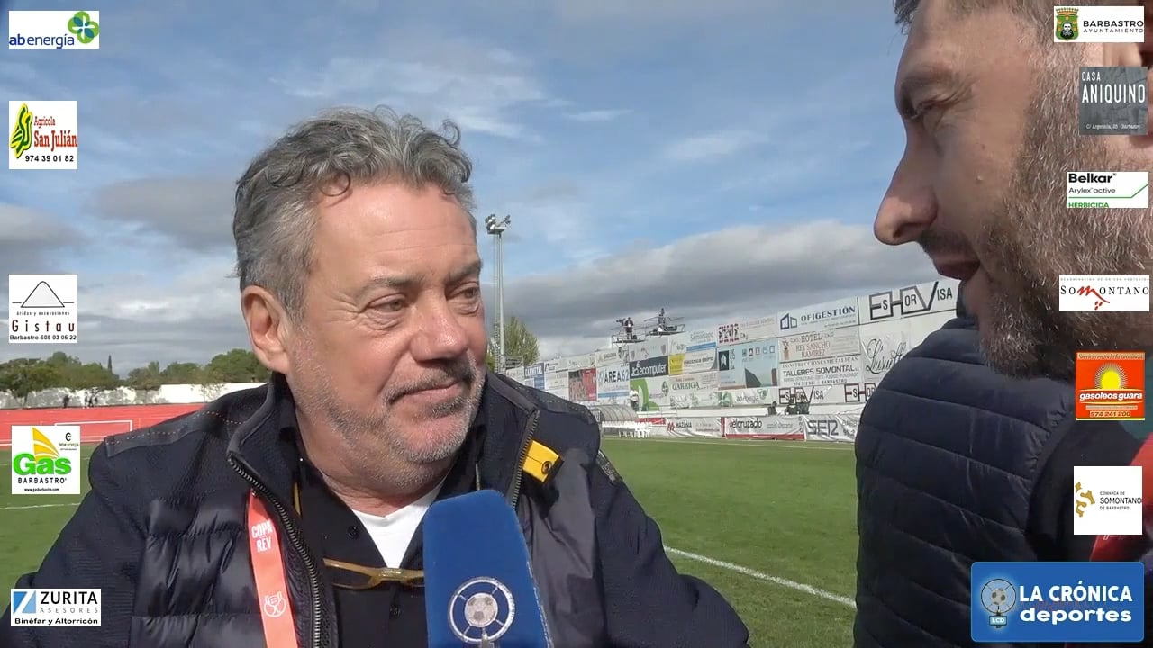ENTREVISTAS A PIE DE CAMPO (Rafa Torres, Jaime Reques, José Val, Perso y Pablo Bravo) UD Barbastro 1-0 SD Ponferradina / 01.11.2023