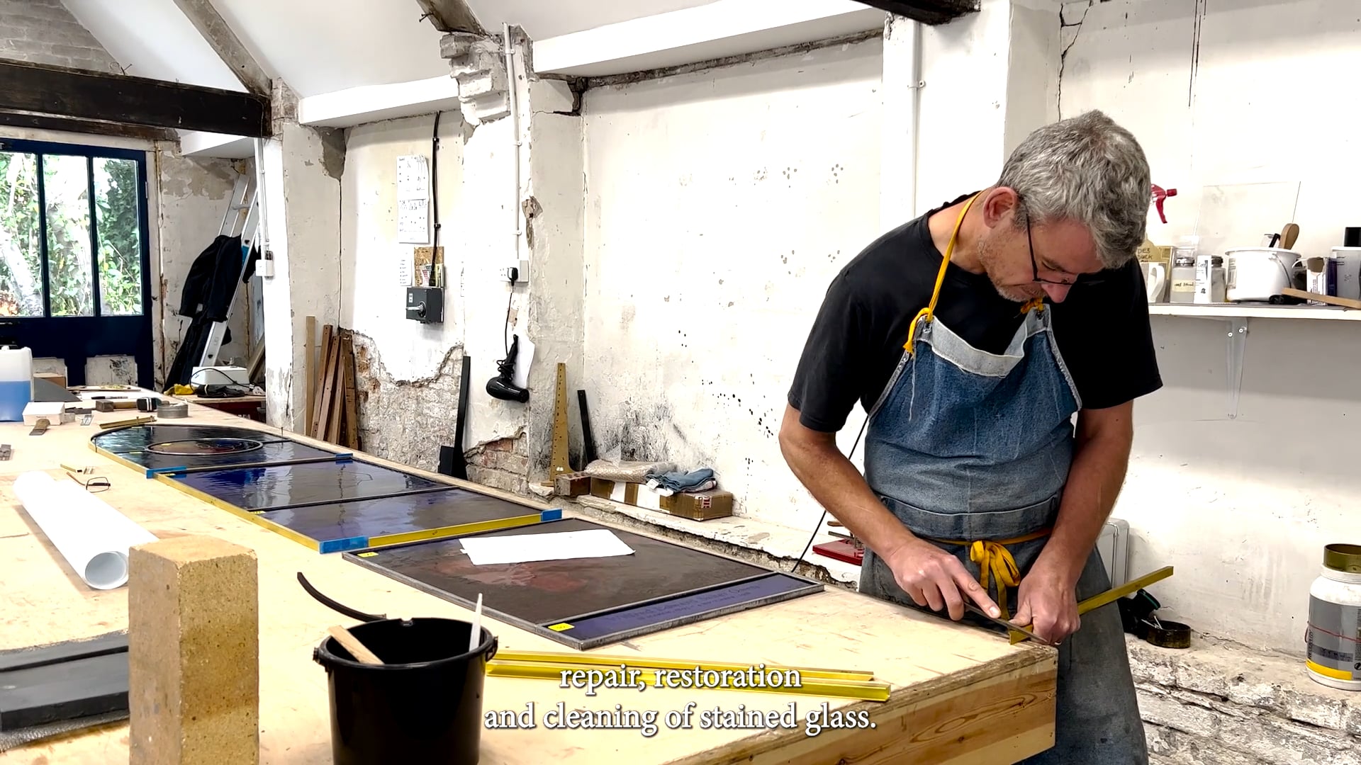 Dan Humphries Stained Glass & India Savill - Wilfred Owen Window