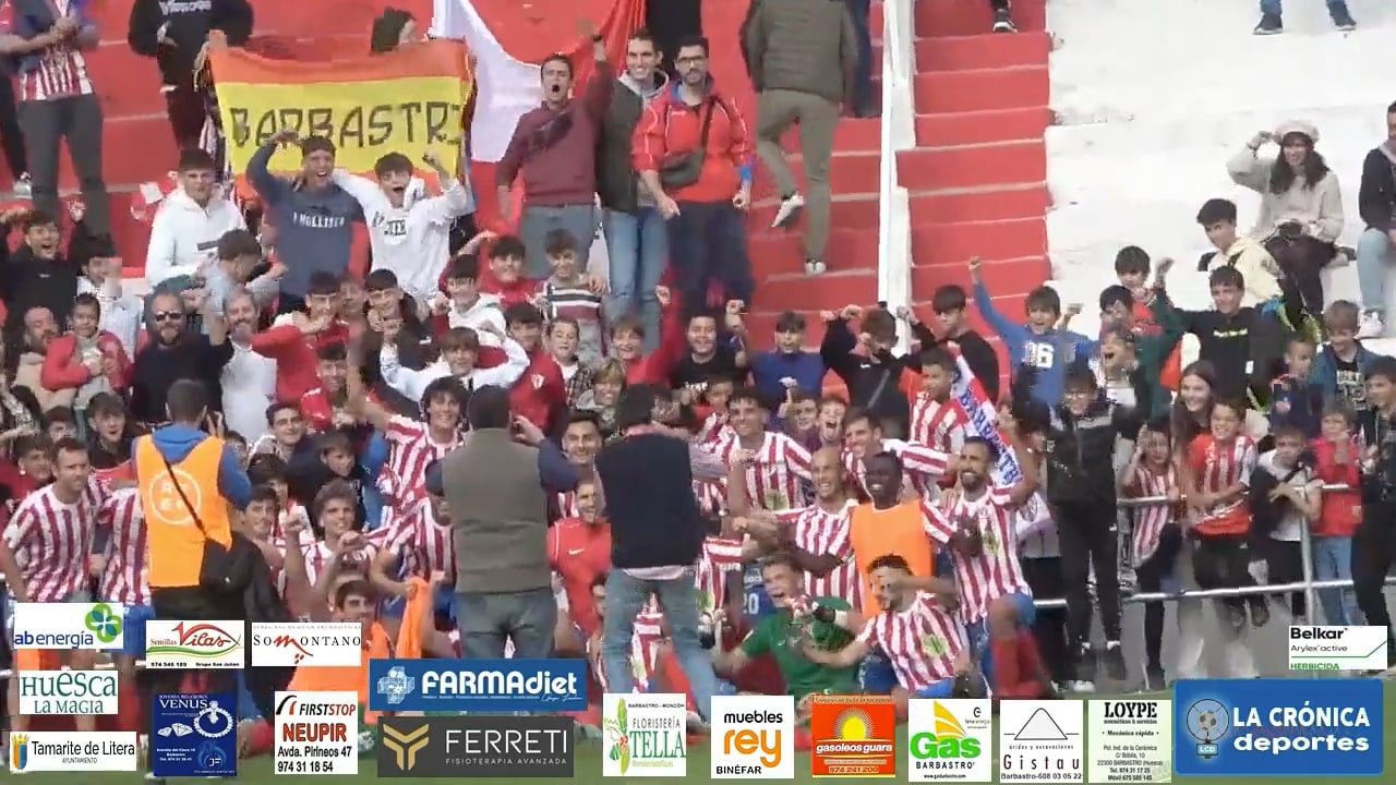 "La que hemos liado"  ÚLTIMOS MINUTOS DE UN SUEÑO HECHO REALIDAD, EL BARBASTRO SUPERA LA PRIMERA RONDA DE LA COPA DEL REY.