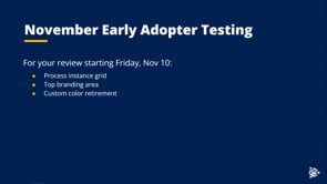 2023_11 Early Adopter Release