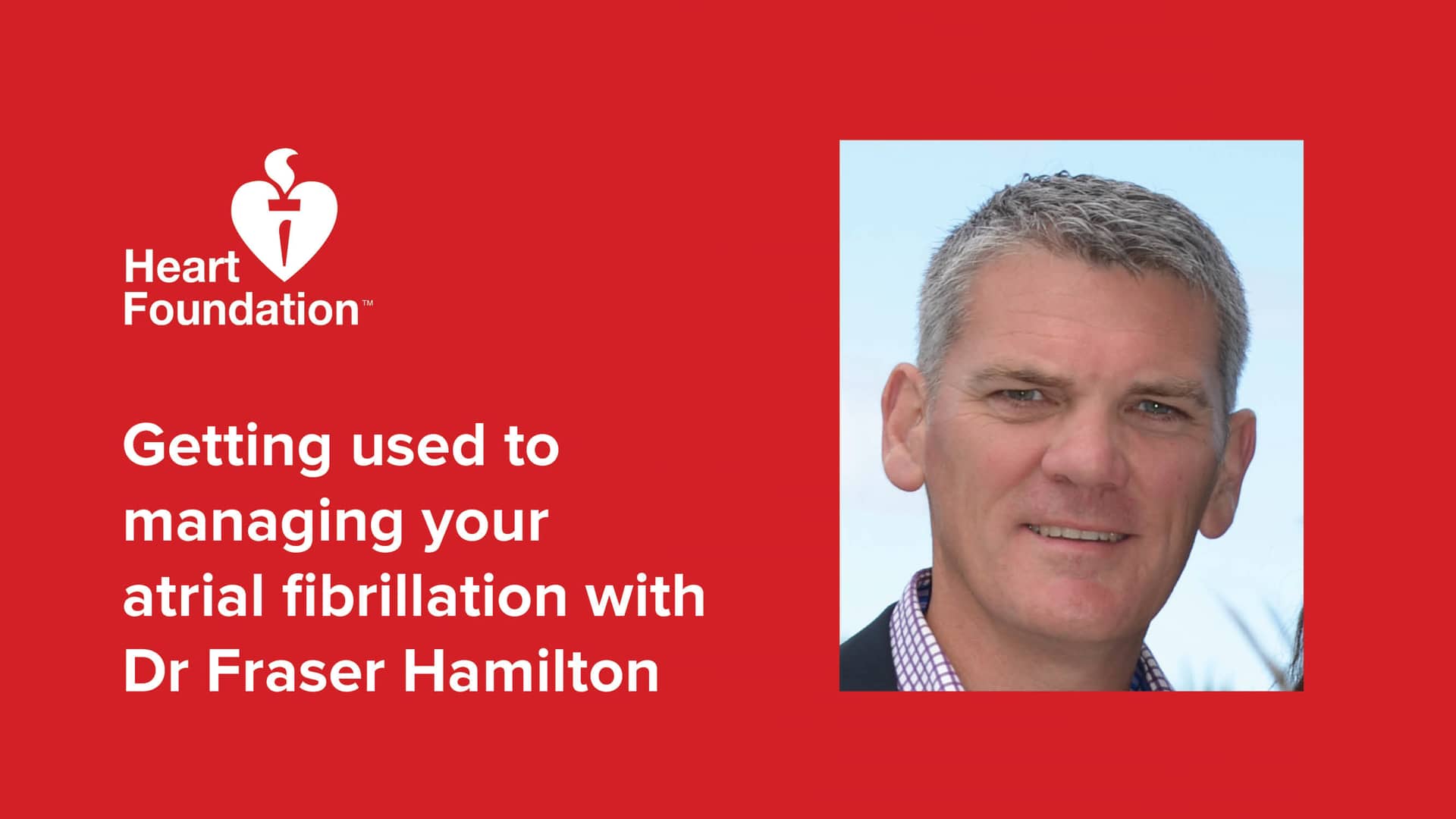 Getting used to managing your AF Dr Fraser Hamilton on Vimeo