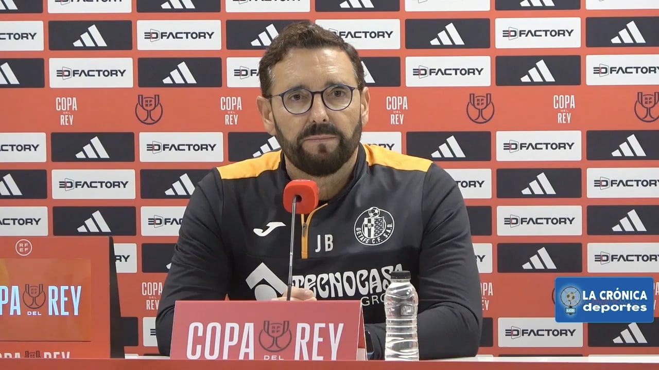 JOSÉ BORDALÁS (Entrenador Getafe) CF Tardienta 0-12 Getafe CF / Primera Ronda Copa del Rey / 01.11.2023