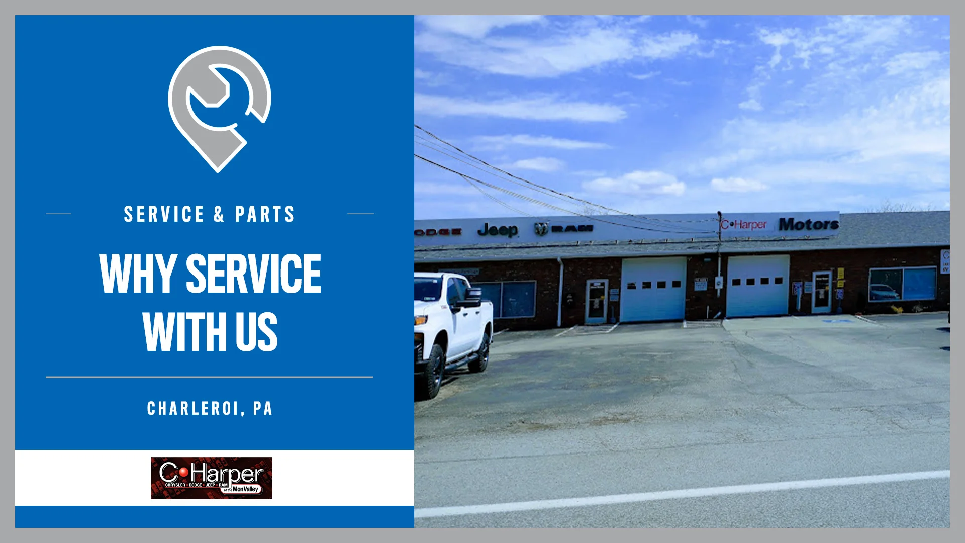 CDJR Service Charleroi, PA // C. Harper CDJR Mon Valley on Vimeo