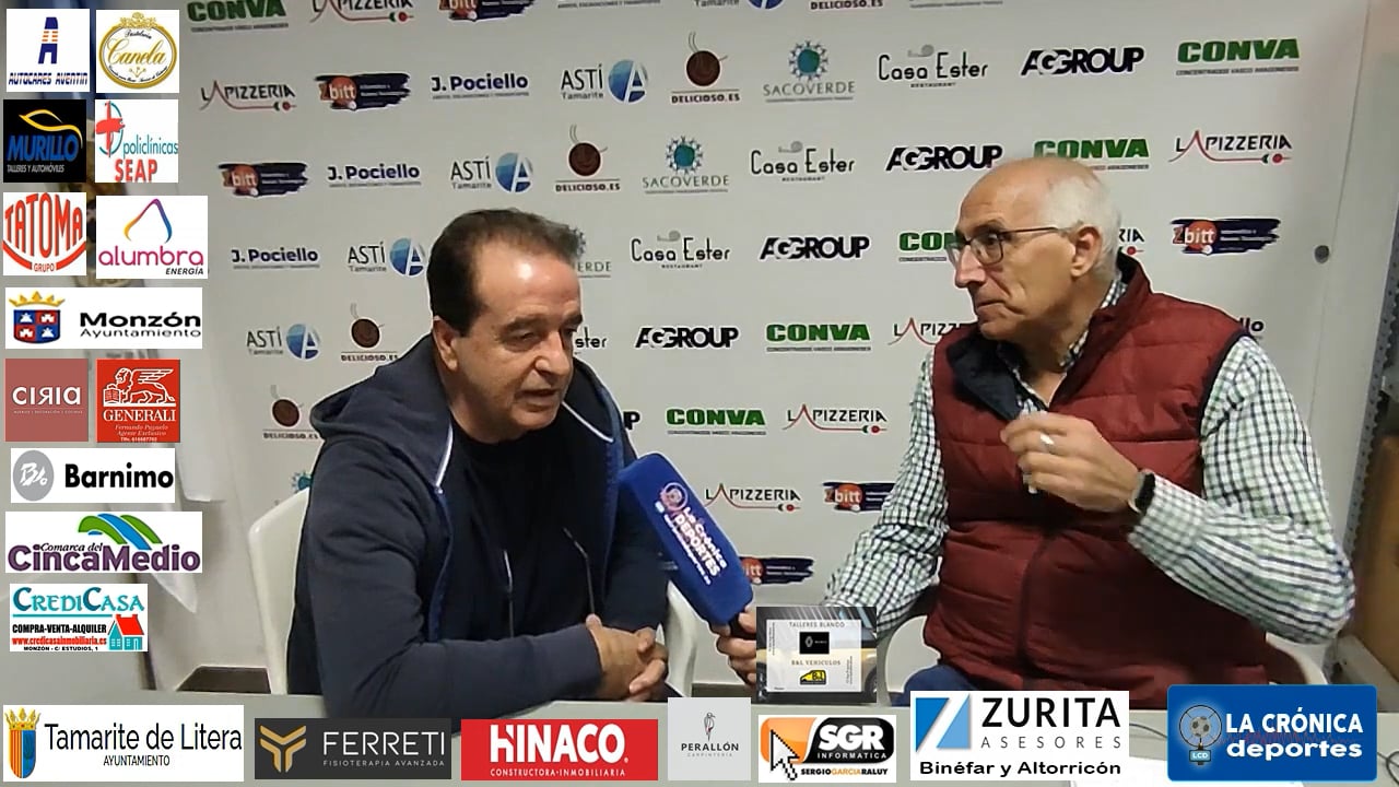 LA PREVIA / Tamarite - At.Monzón Alumbra / J 9 / Felix Jimenez (Entrenador C.D.J Tamarite) 3ª División