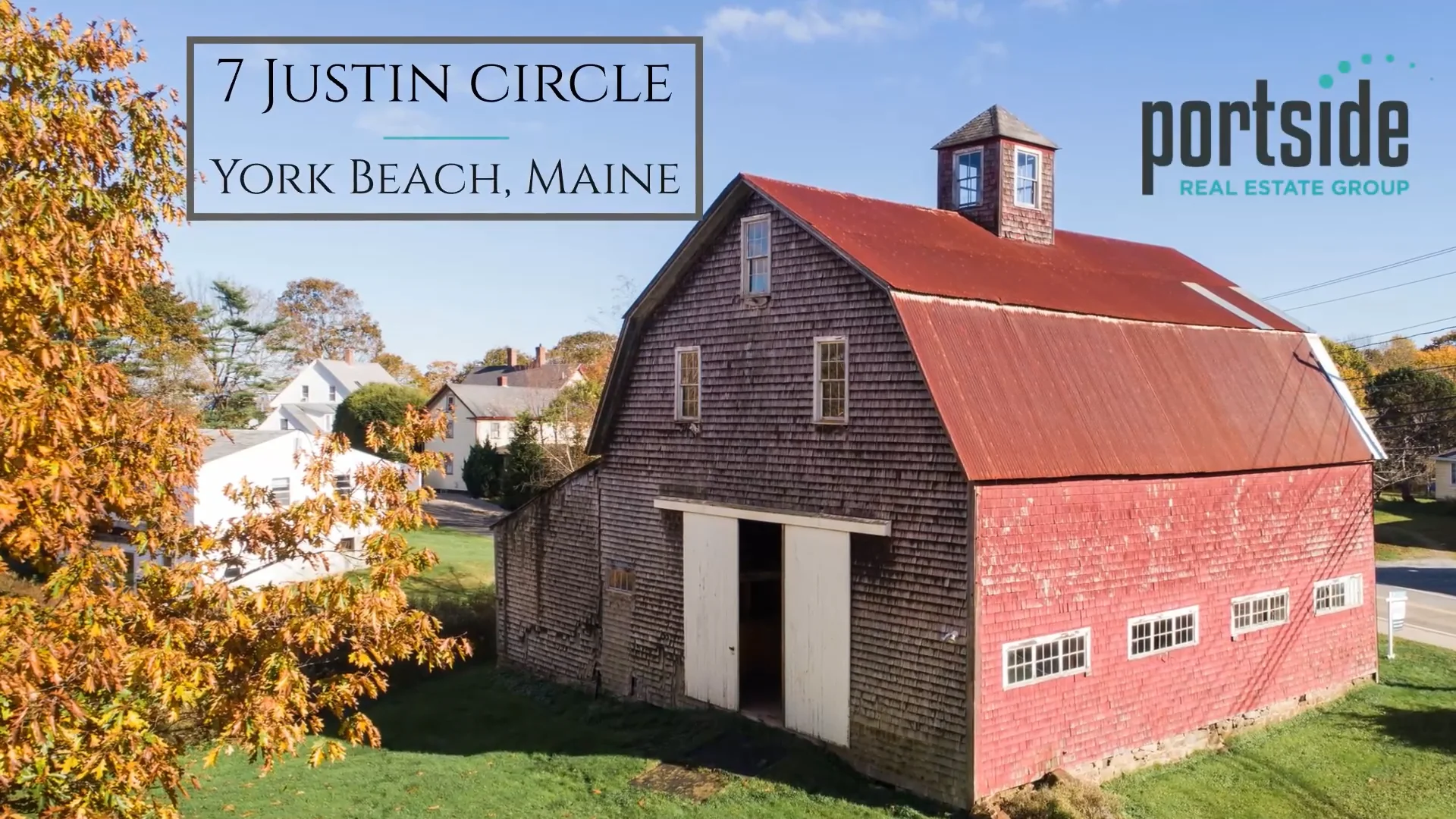 7 Justin Circle, York Beach Maine Branded for Portside Real Estate