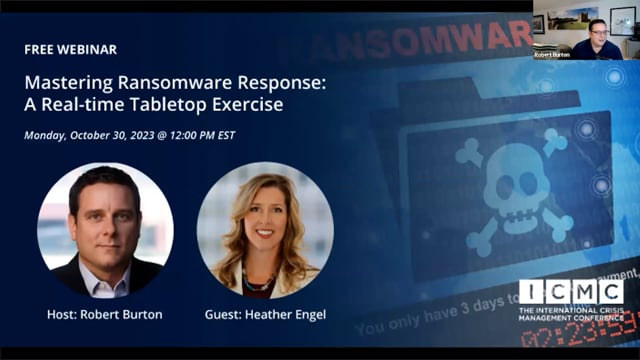 Mastering Ransomware Response: A Real-time Tabletop Exercise