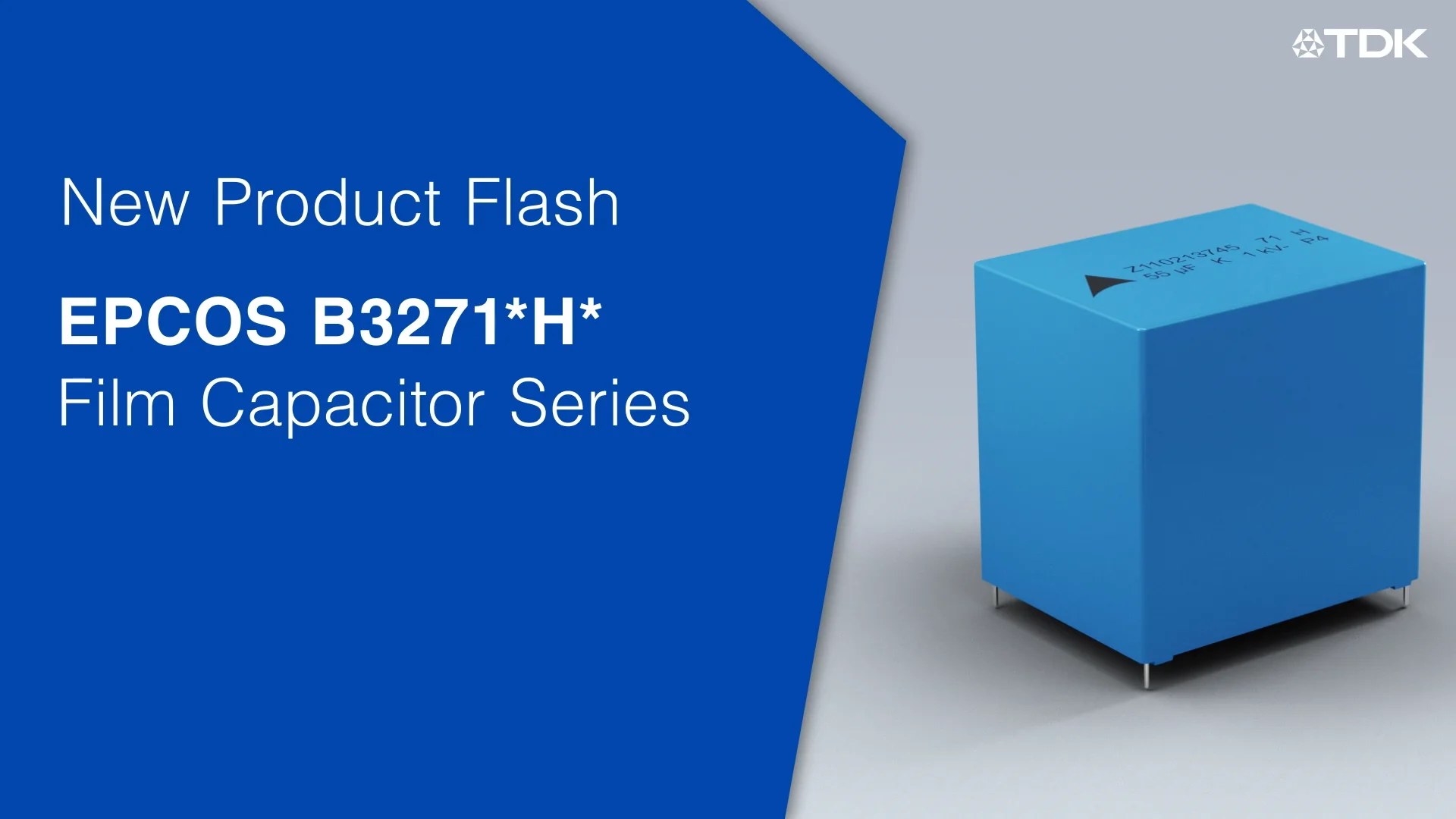 Product catalog: DeltaCap capacitors | TDK Electronics AG