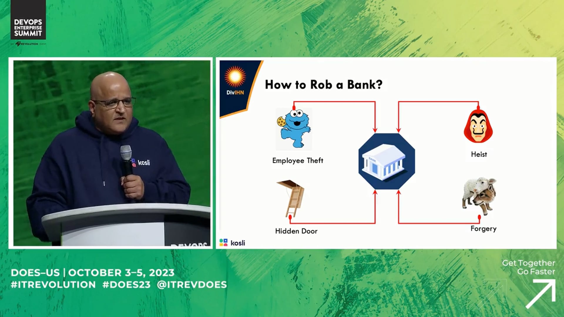 Lightning Talk: How to Rob a Bank?