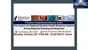 The Impact of a Regional Disaster Health Response System During Regional Planning and Response