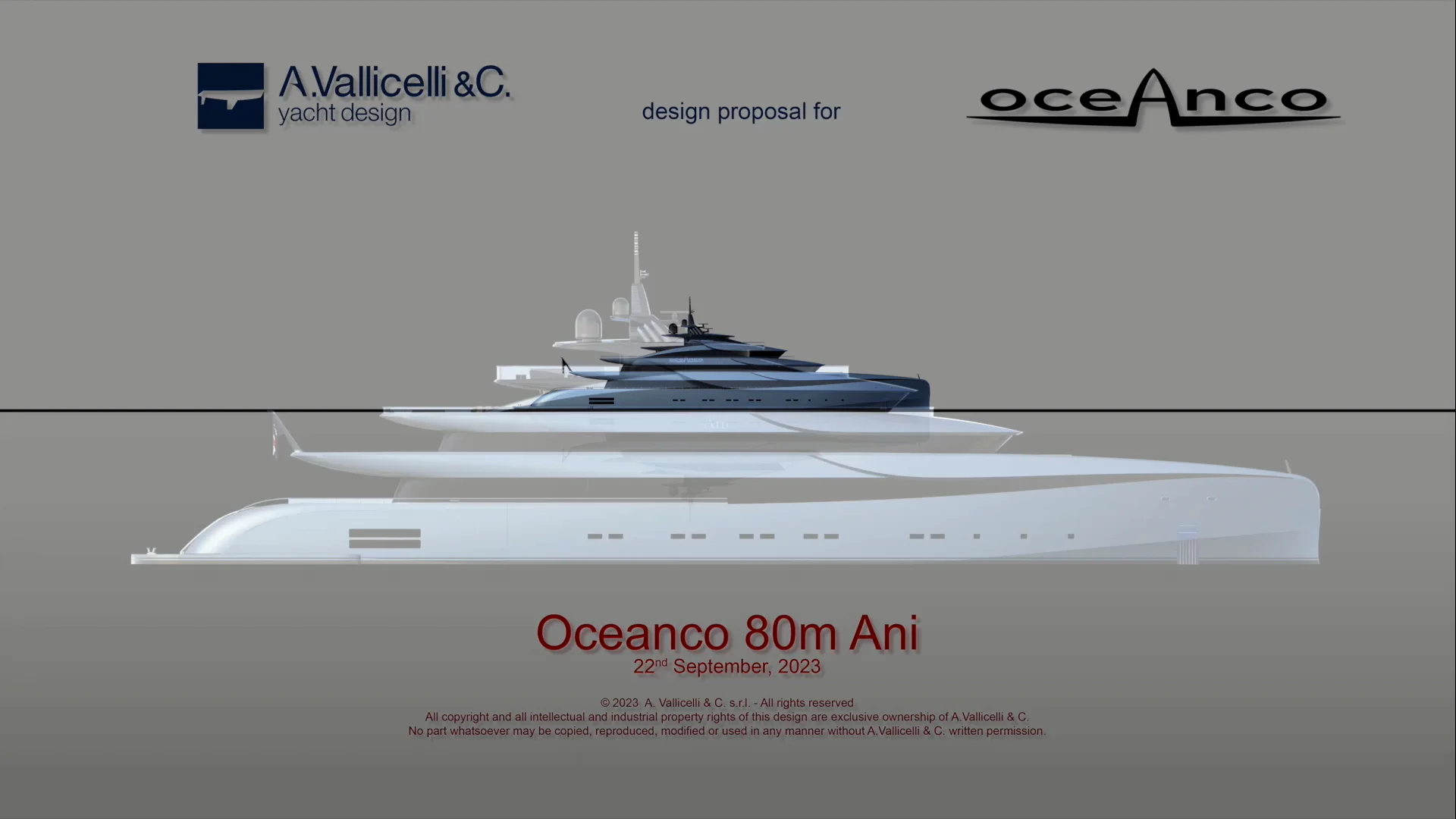 Vallicelli Design reveals 80m Simply Custom concept Ani
