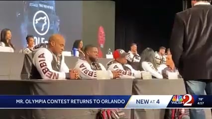 WESH 2 | Global Athletes Compete in Olympia Fitness Weekend 2023