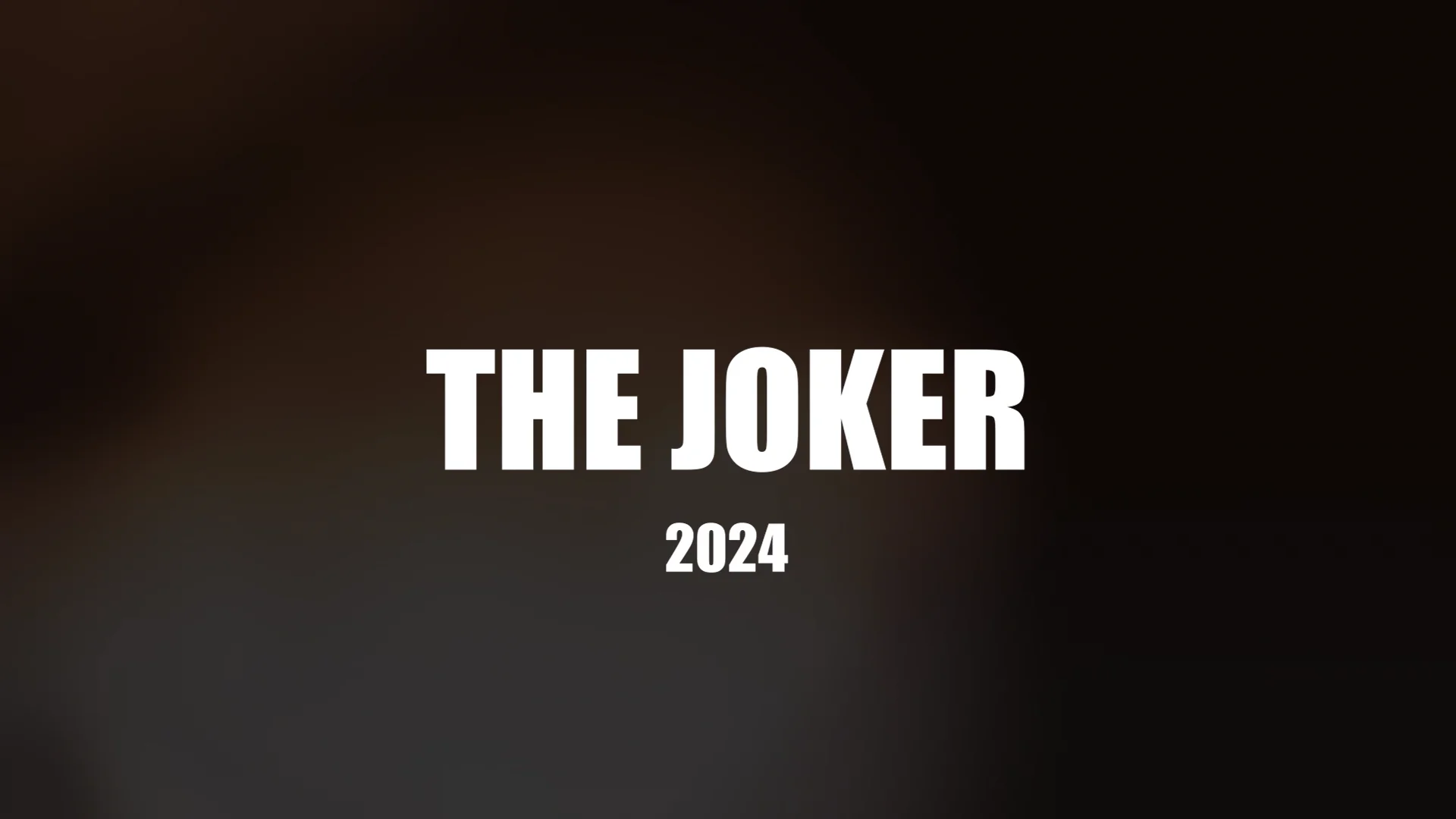 The Joker 2024 on Vimeo