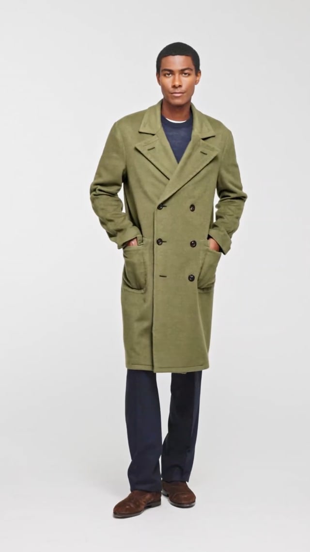 ジャケット・アウター pure cashmere double breast Ulster coat ジャケット・アウター pure cashmere double breast Ulster coat