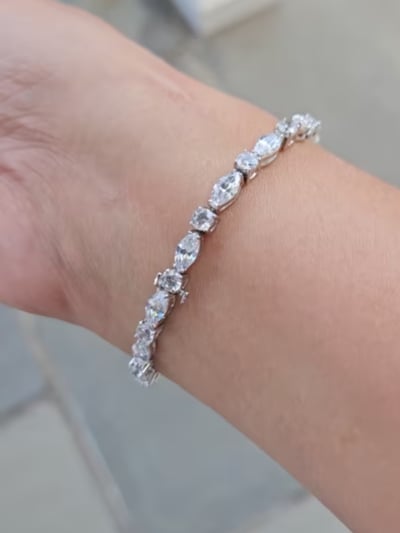 Marquise and Round Bracelet