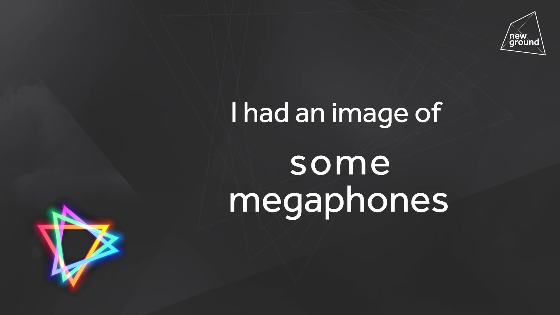 Megaphones, batteries and new wine