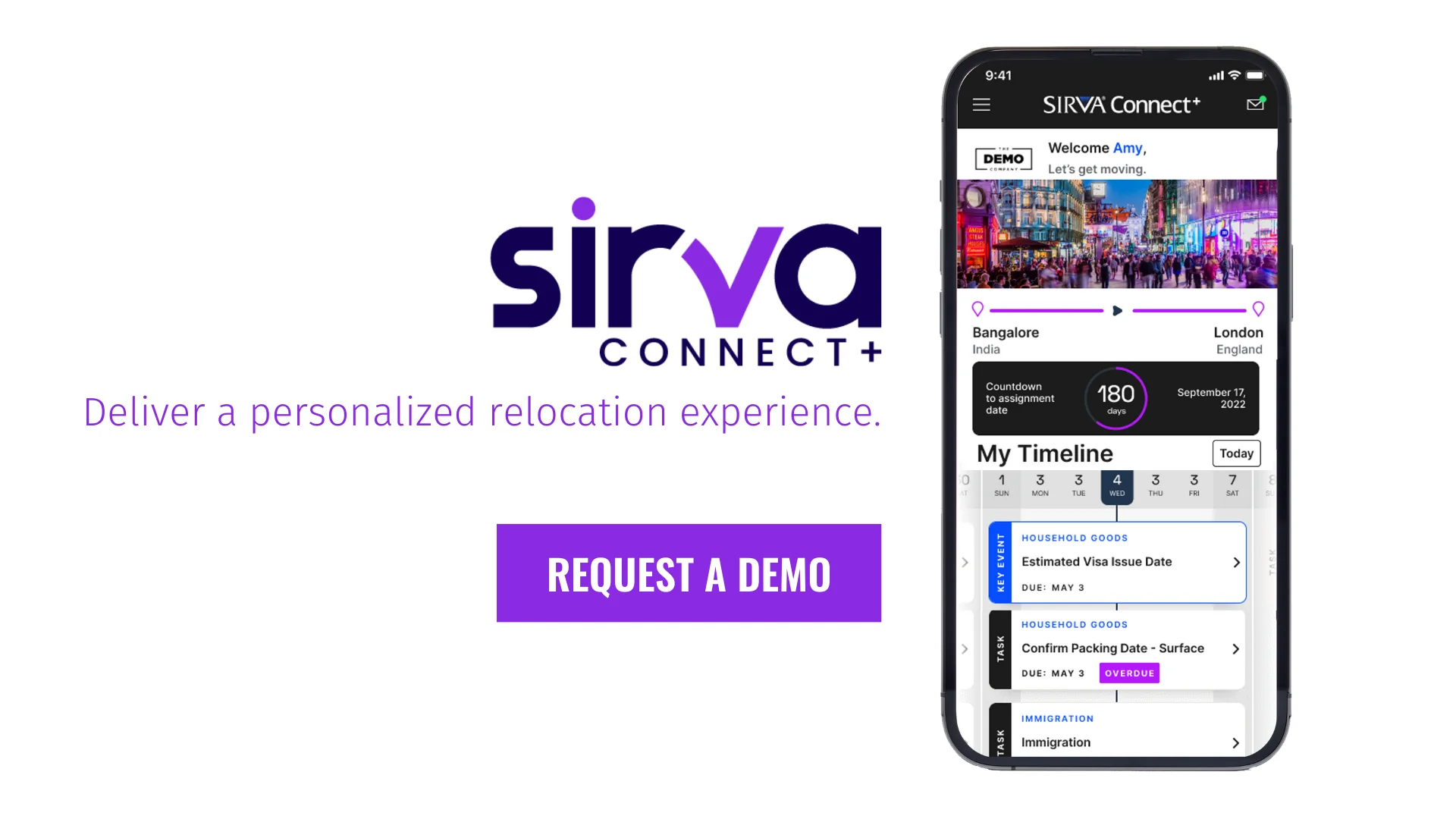 Deliver a personalized relocation experience with Sirva's Connect+