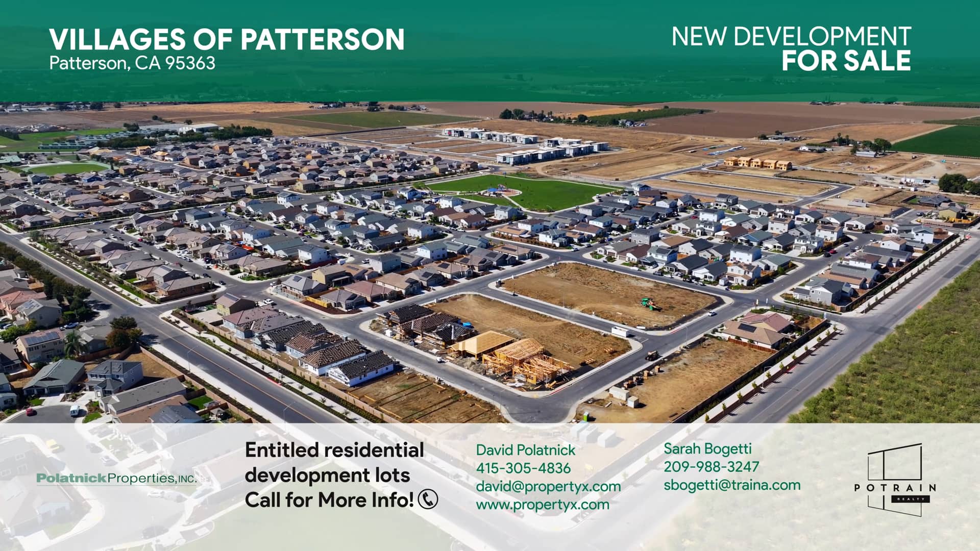 New Development For Sale Villages of Patterson Patterson, CA 95363