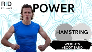 Hamstring Power (weight+booty bands) 110323