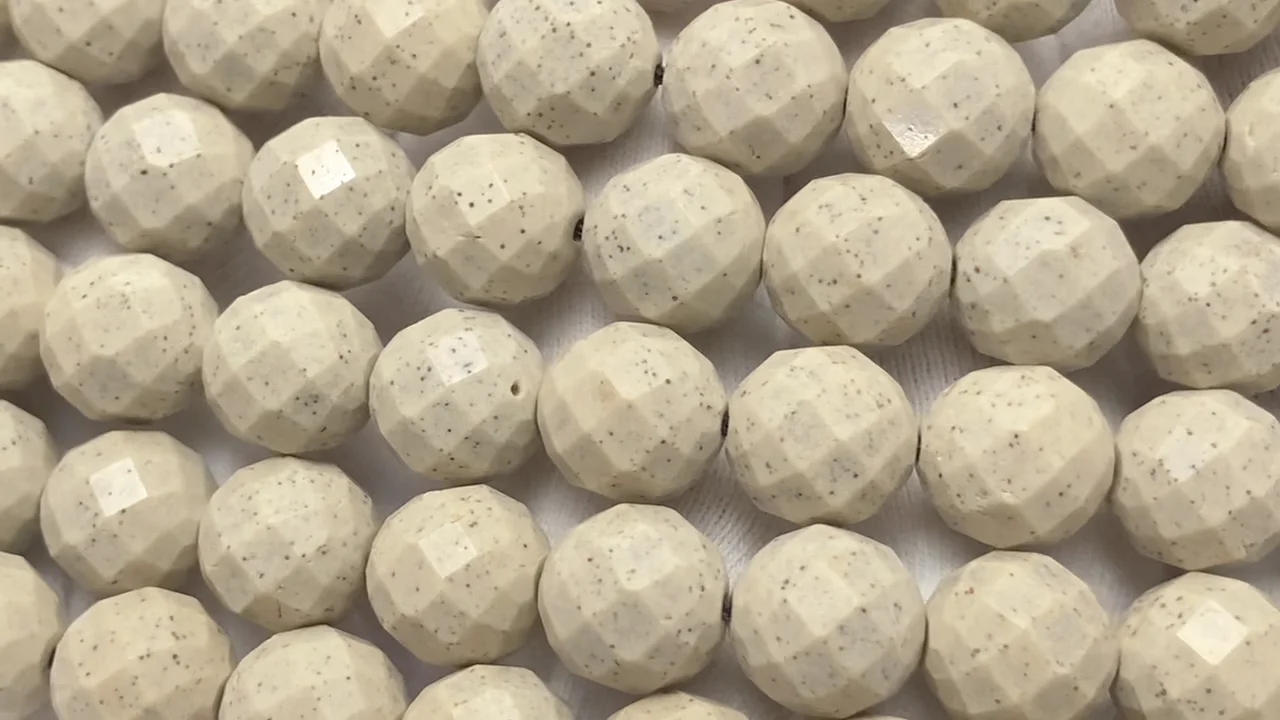 ◇天然記念物◇台湾産高純度北投石 ラウンドカット10mm 1/4~1連 ◇天然記念物◇台湾産高純度北投石 ラウンドカット10mm 1/4~1連