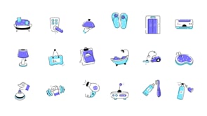 Animated Hotel Icon Set, a Duotone Icon by Vectors Market (Thumbnail 8 of 8)
