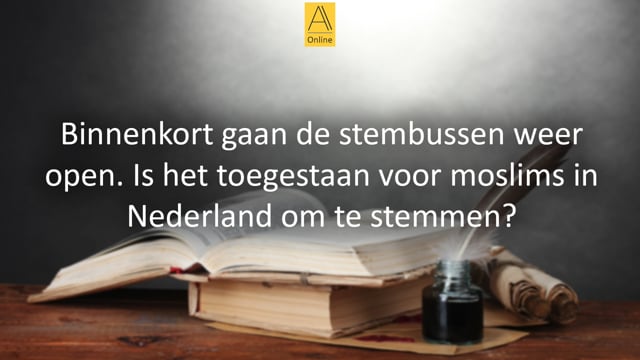 Is het toegestaan om te stemmen?