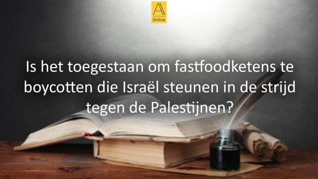 Boycotten als steun voor Palestina