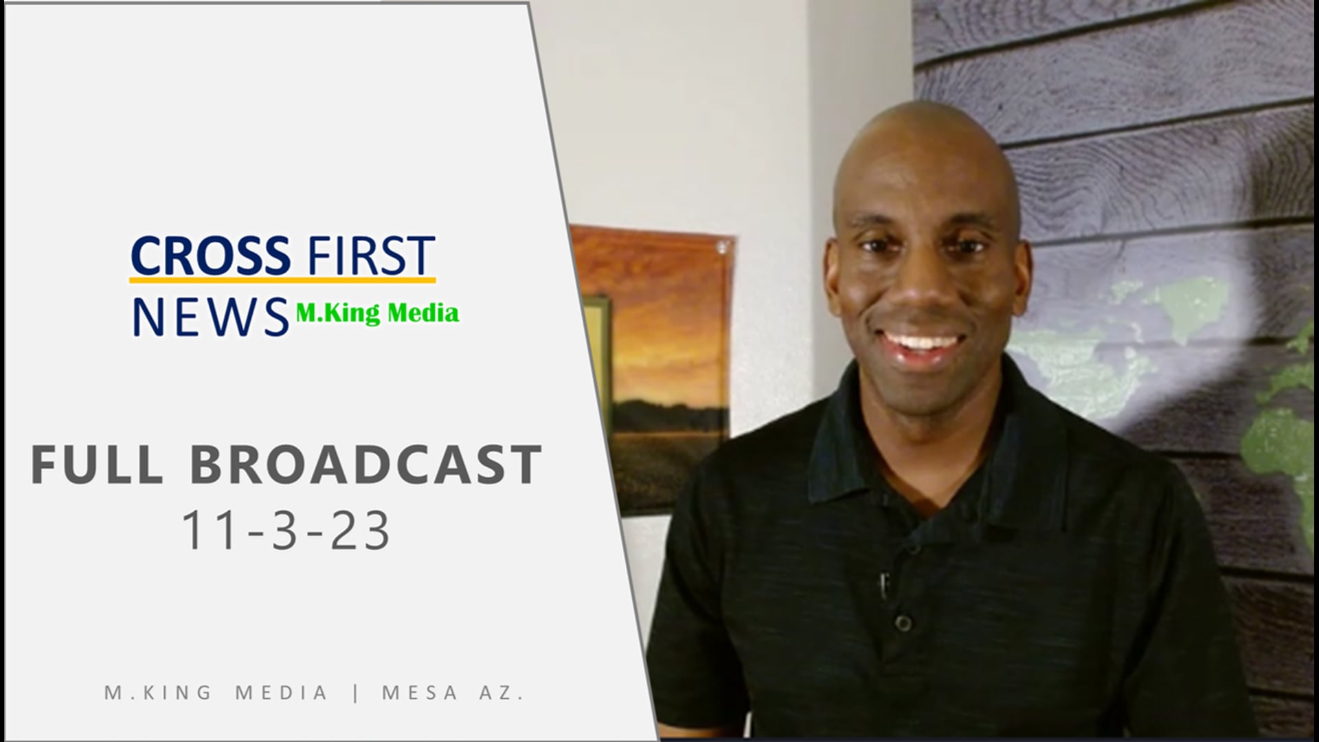 Cross First News - Week of Nov 3.23  Full Broadcast | M.King Media