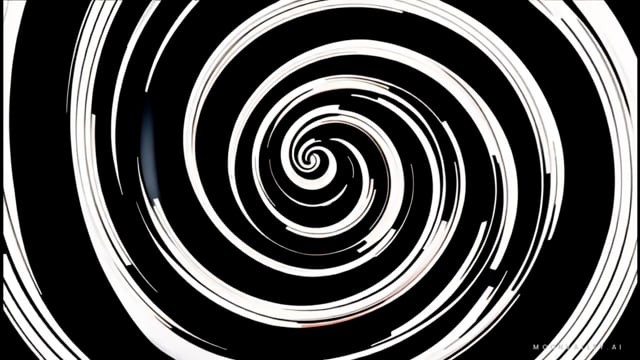 Black And White Video, Optical Illusion, Spiral Illusion. Free Stock ...