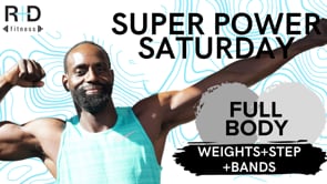 Super Power Saturday (weights+step+bands) 110423