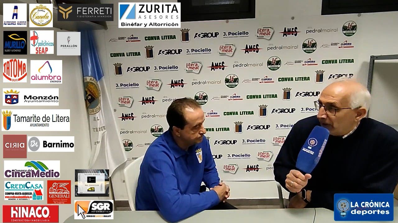 FÉLIX JIMÉNEZ (Entrenador Tamarite) Tamarite 1-1 At.Monzón Alumbra / J 9 / 3ª División