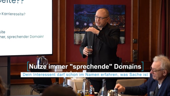 Sprechende Domains im Recruiting - ein großer Vorteil